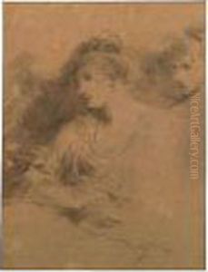 Due Figure Femminili by Giuseppe Bernardino Bison