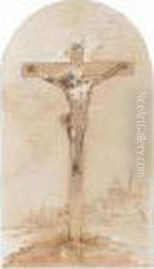 Christ On The Cross by Giuseppe Bernardino Bison