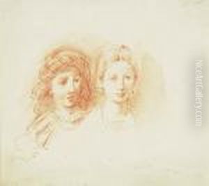 Portrait Studies Of A Courtier And A Gentlewoman Portrait Studies Of A Courtier And A Gentlewoman