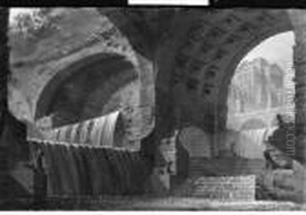 Waterfalls In A Roman Palace - view 1