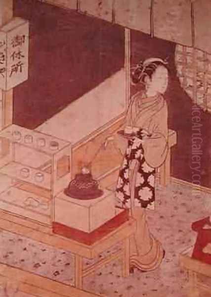Servant Making Tea - view 1