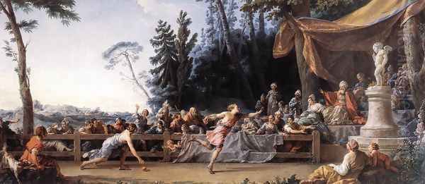 The Race between Hippomenes and Atalanta 1762-65 - view 1