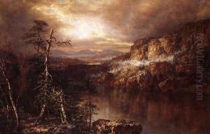 Lake Minnewaska after Showers by Daniel Huntington