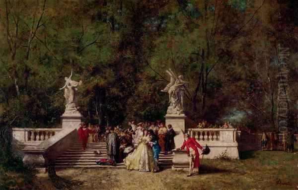The Garden Party by Ferdinand Heilbuth