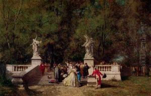 The Garden Party by Ferdinand Heilbuth