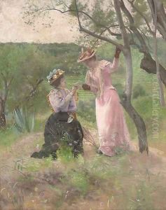 La lettre by Ferdinand Heilbuth