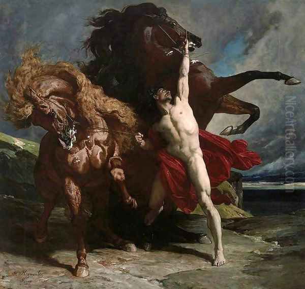 Automedon with the Horses of Achilles by Regnault Henri