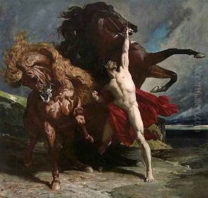 Automedon with the Horses of Achilles by Regnault Henri
