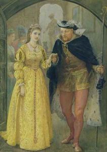 Henry VIII and Anne Boleyn by Arthur Hopkins