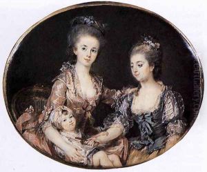 The Painter's Family 1776 by Peter Adolf Hall