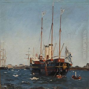 Det Russiske Kejserskib >derjava< by Christian Vigilius Blache