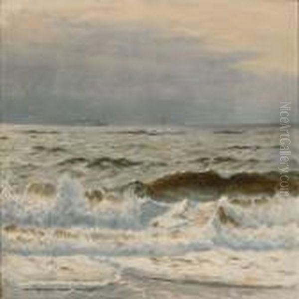 Breakers At Thenorth Sea Coast - view 1