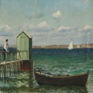 Coastal Scenery With Ships Coastal Scenery With Ships