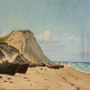 Summer Day At Lonstrup Beach, Denmark