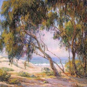 Beside the Sea- Laguna Beach 1921 by Anna Althea Hills