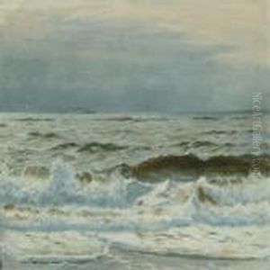 Breakers, On The Horizon Motor Ship by Christian Vigilius Blache