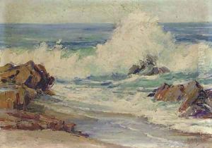 Dashing Waves, Laguna Beach by Anna Althea Hills
