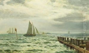 Seascape From Dragor by Christian Vigilius Blache