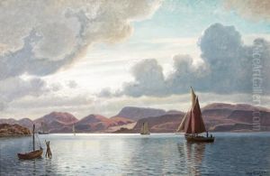 Inlet Landscape With Sailships Inlet Landscape With Sailships