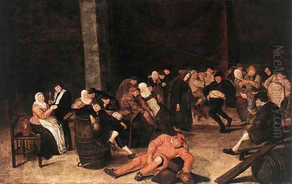 Peasants at a Wedding Feast - view 1