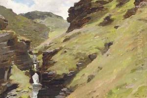 In the rocky valley, near Tintagel, Cornwall by James Hayllar