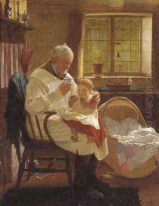 As careful as a mother by James Hayllar