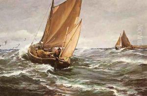 In Spite of Wind and Weather by Charles Napier Hemy