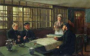 A Nautical Argument by Charles Napier Hemy