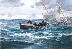 The Rescue by Charles Napier Hemy