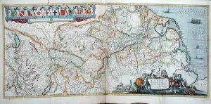 Map of the course of the River Rhine