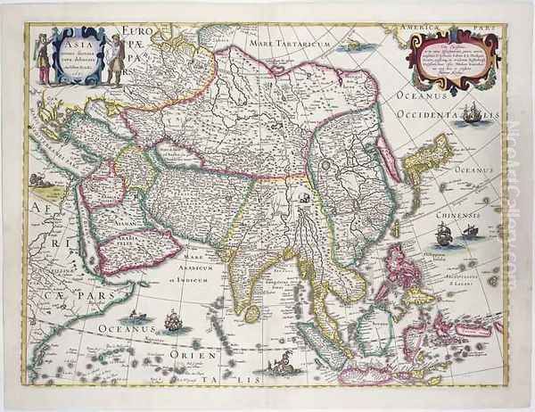 General map including Arabia Japan the Korean peninsula and the greater part of the Indonesian archipelago - view 1