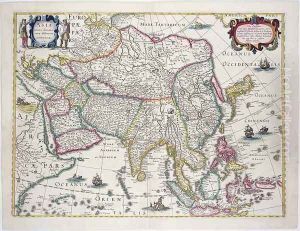 General map including Arabia Japan the Korean peninsula and the greater part of the Indonesian archipelago