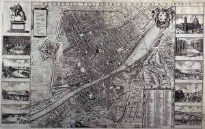 Map of the City of Florence by Wenceslaus Hollar