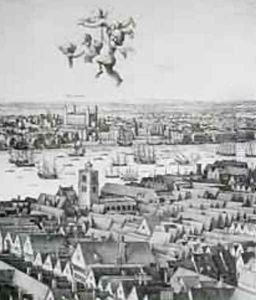 View of London by Wenceslaus Hollar