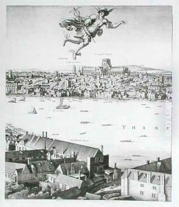 View of London 5 by Wenceslaus Hollar