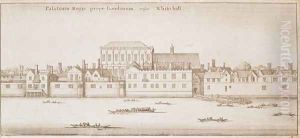 View of Whitehall by Wenceslaus Hollar