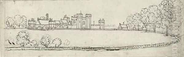 View of Maxstoke Castle, Warwickshire - view 1