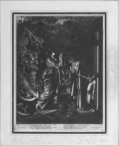 Stellion Insulting Ceres by Wenceslaus Hollar