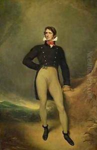 Portrait of Captain Caulfield by George Henry Harlow
