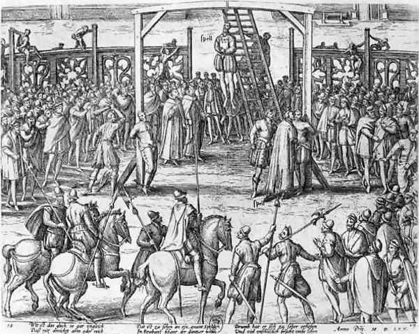Scenes of hanging in the Flanders - view 1
