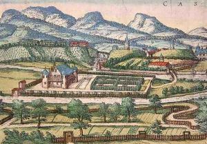 Detail of a View of Kassel from Civitates orbis terrarum by Franz Hogenberg