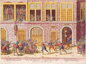 The Hanging of Mottegondrin by Franz Hogenberg