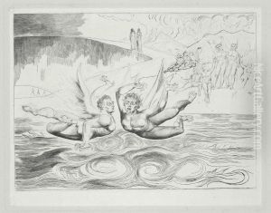 The Circle Of The Corrupt Officials by William Blake