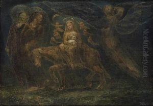 The Flight Into Egypt by William Blake