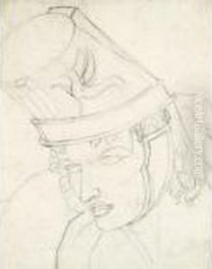 Visionary Head by William Blake