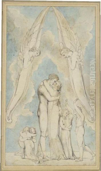 Meeting Of A Family In Heaven - view 1