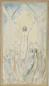 'heaven's Portals Wide Expand To Let Him In' by William Blake
