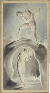 The Soul Exploring The Recesses Of The Grave by William Blake