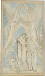 The Meeting Of A Family In Heaven (a Family Meeting In Heaven)