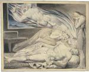 (the Strong Wicked Man Dying) by William Blake